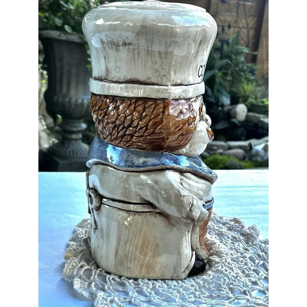 Stunning 🤩1980’s VINTAGE Treasure Craft (Chef Cookie Jar) MADE IN USA